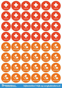 Stickervellen Dokter/Medicijnen