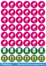 Stickervellen Hobby/Kaarten/Voorstelling