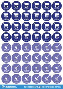 Stickervellen Hobby/Kaarten/Voorstelling
