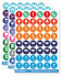 Set stickervellen 2023