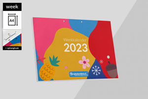 Weekkalender A4 liggend 2023